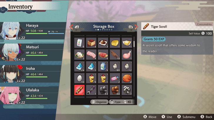 Experience Point Scrolls