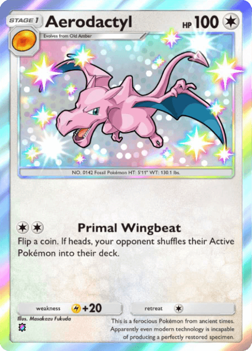 Pokemon TCG Pocket - A3a 098 Aerodactyl