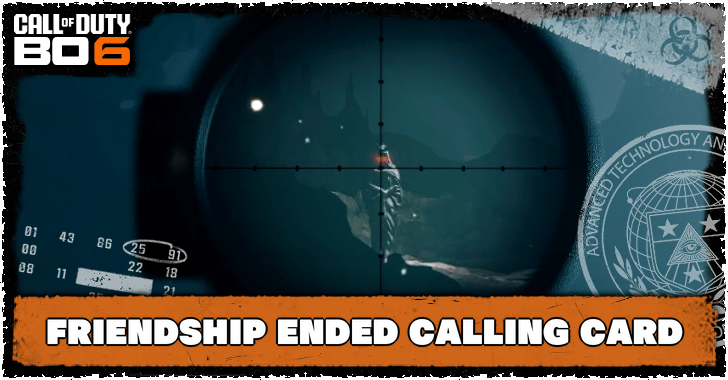 Black Ops 6 - Friendship Ended Calling Card