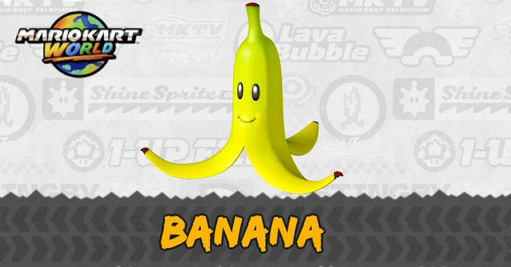 Mario Kart World Banana Item Effect