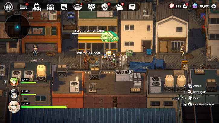 Inner Akiba Downtown District Outskirts Graffiti South of Control Panel