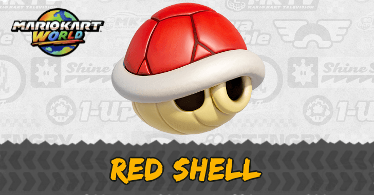 Mario Kart World Red Shell Item Effect