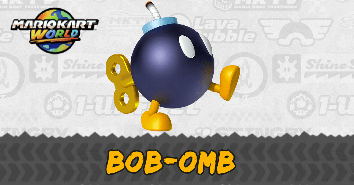 Mario Kart World Bob-omb Item Effect