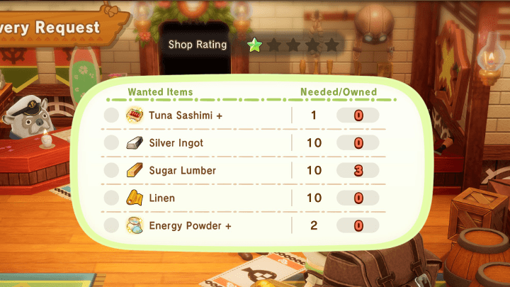 FANTASY LIFE i - Shop Rating Requests