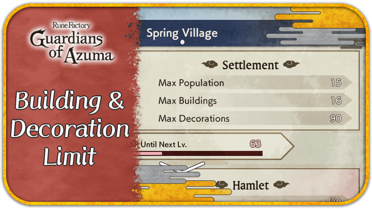 Rune Factory Guardians of Azuma - How to Increase Building and Decoration Limit