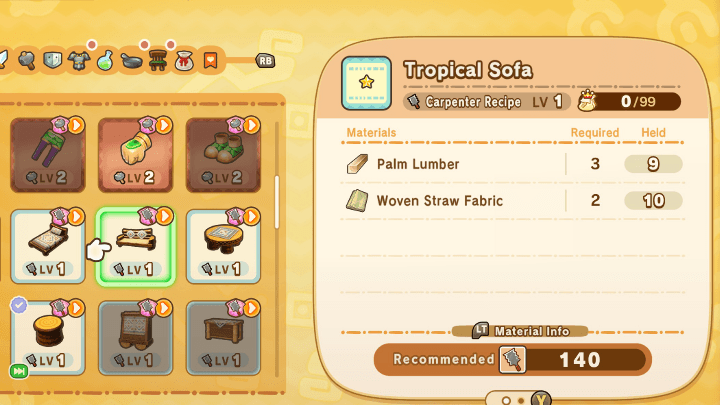 FANTASY LIFE i - Crafting Furniture 2