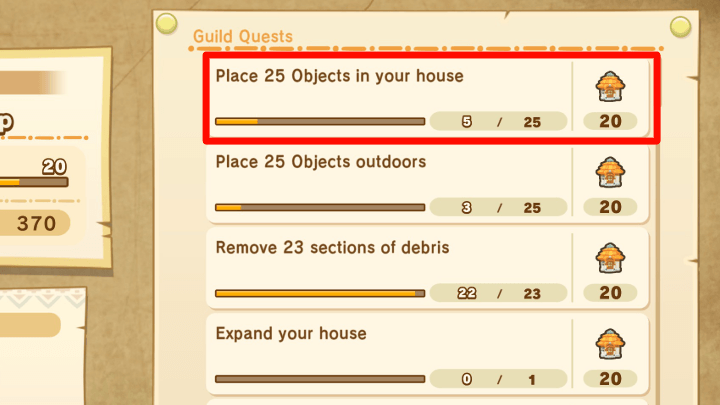 FANTASY LIFE i - Bulletin Board Goal