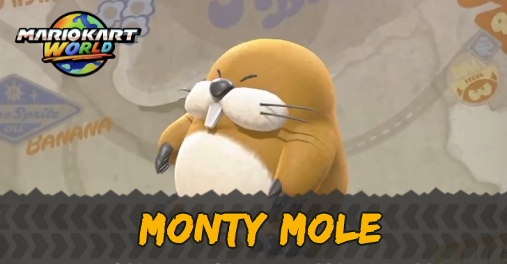Mario Kart World - Monty Mole Stats and Best Kart