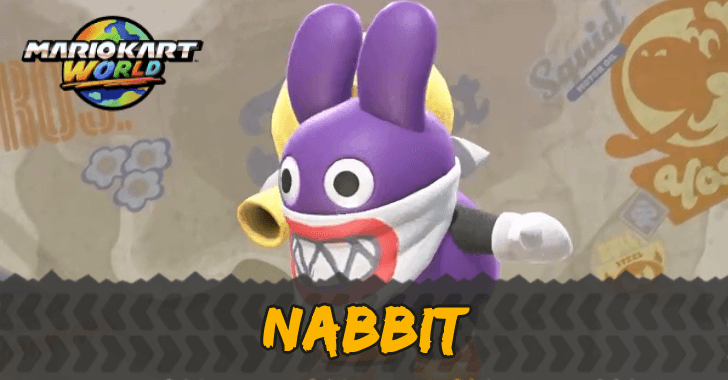 Mario Kart World - Nabbit Stats and Best Kart