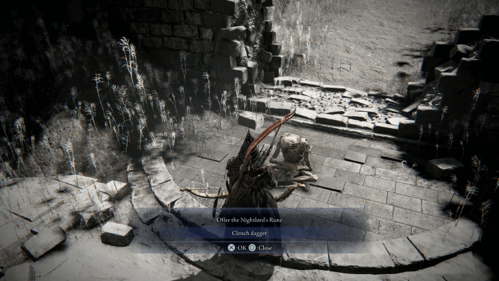 Choose Clench Dagger Option