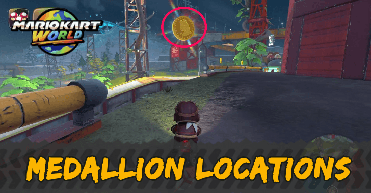 Mario Kart World - Peach Medallion Locations