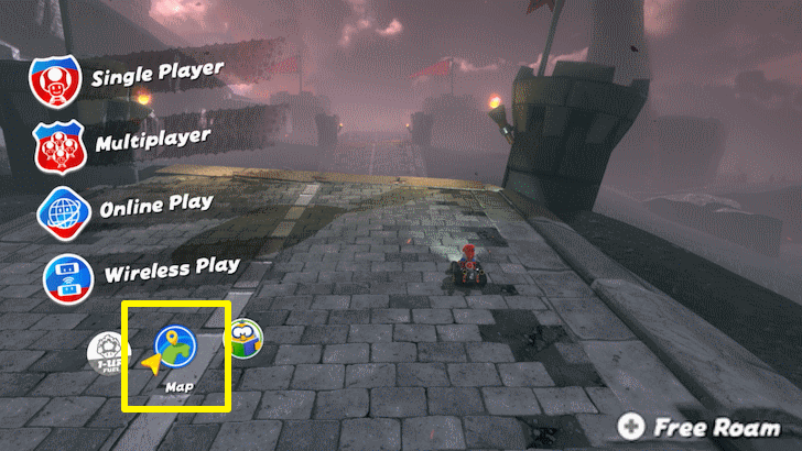 Free Roam via Map