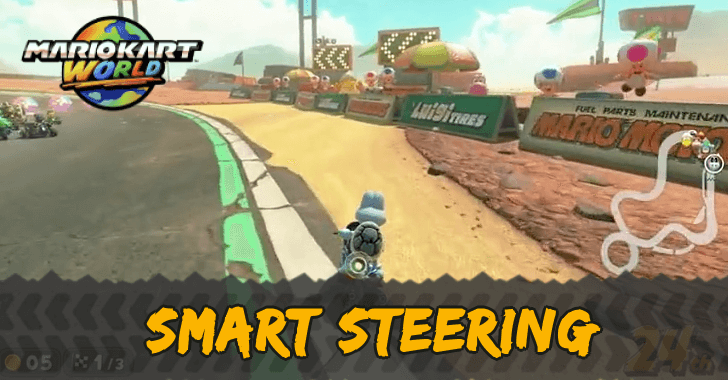 Mario Kart World - Smart Steering Top Banner