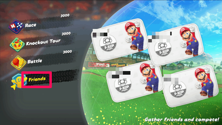 Mario Kart World - Select Friends