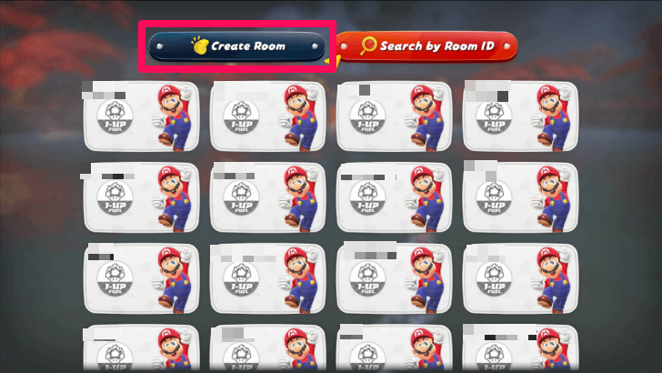 Mario Kart World - Create Room