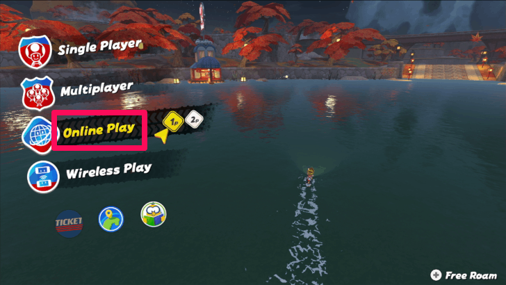 Mario Kart World - Select Online Play