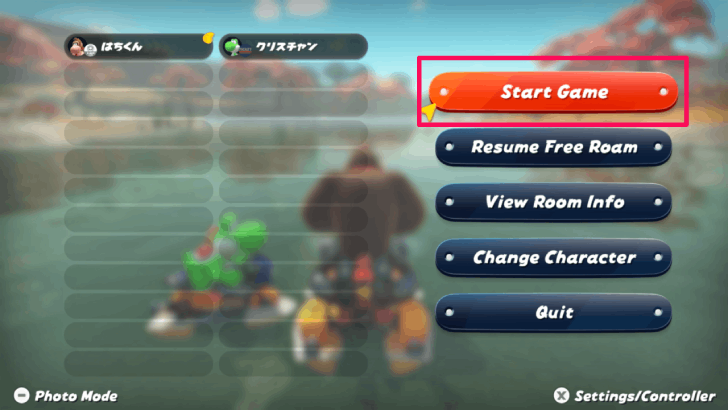 Mario Kart World - Start Game