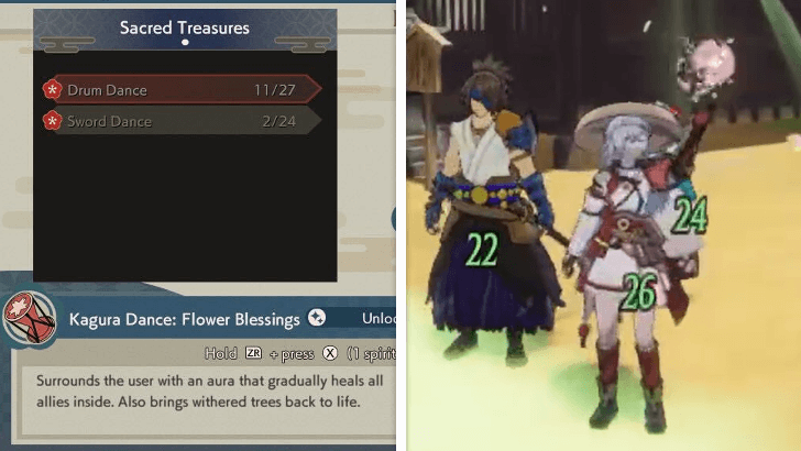 Kagura Dance Flower Blessings