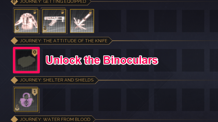 Binoculars in Research Menu