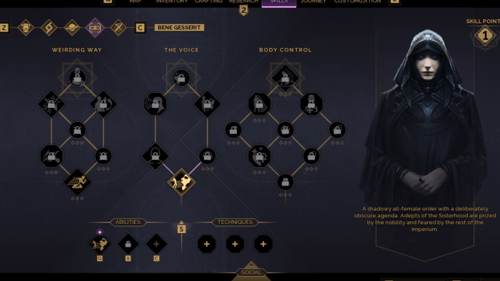 Bene Gesserit Skills