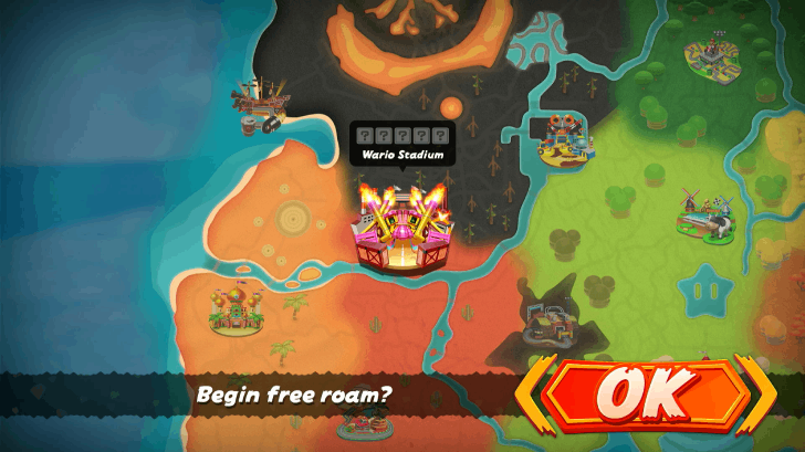 Mario Kart World - Select a Location