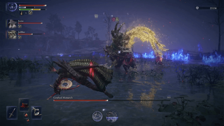 Elden Ring Nightreign Grafted Monarch Tail Swipe