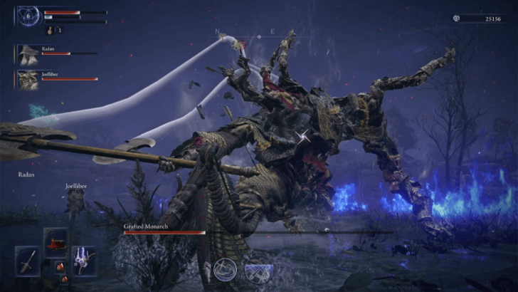 Elden Ring Nightreign Grafted Monarch Dodge