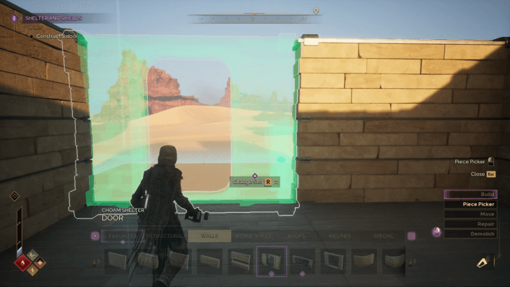 Building Walls and a Door