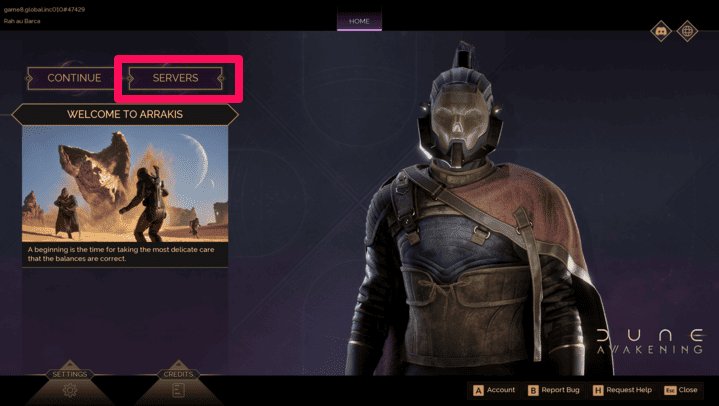How to Change Servers