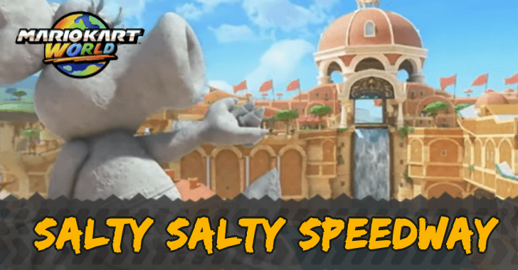 Mario Kart World - Salty Salty Speedway Course and Shortcuts