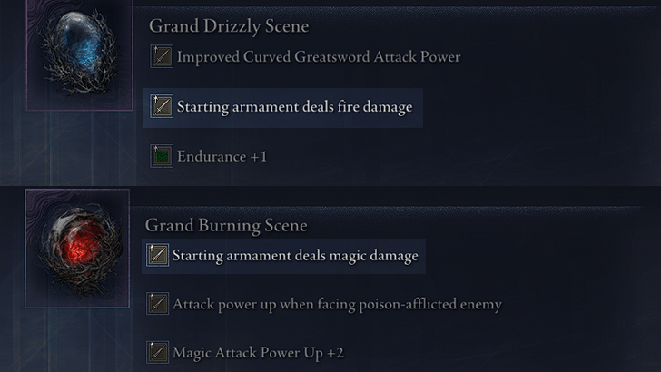 Modify Starting Weapons with Relics