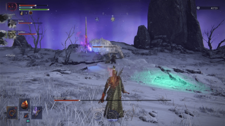 Elden Ring Nightreign Snowfield Trolls Sword