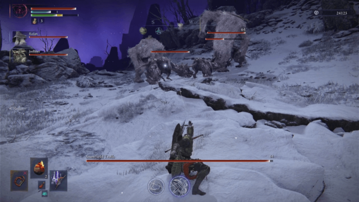 Elden Ring Nightreign Snowfield Trolls Giant Dogs
