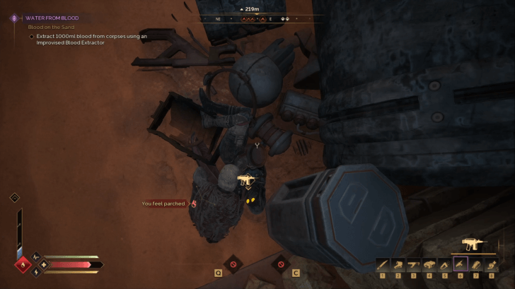 Extracting Blood From a Corpse