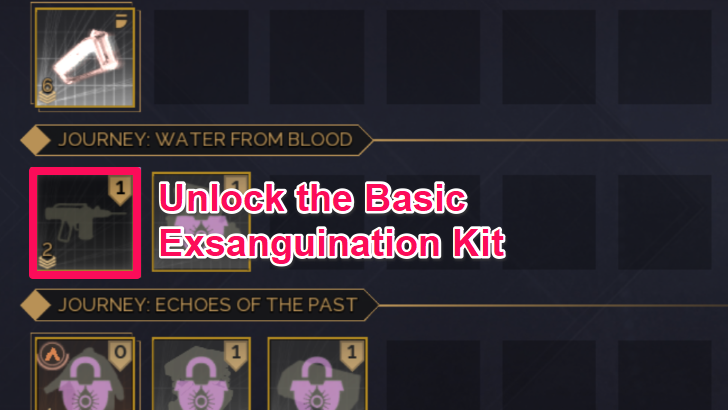 Basic Exsanguination Kit in Research Menu