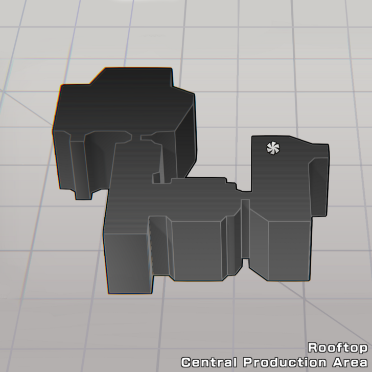 Central Production Area Rooftop Map