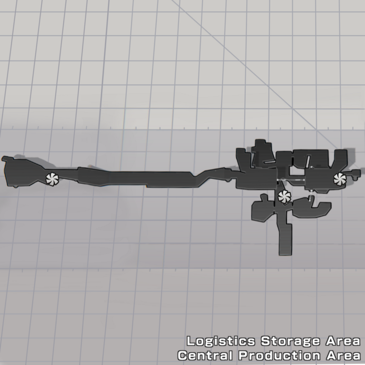 Central Production Area Logistics Storage Area Map