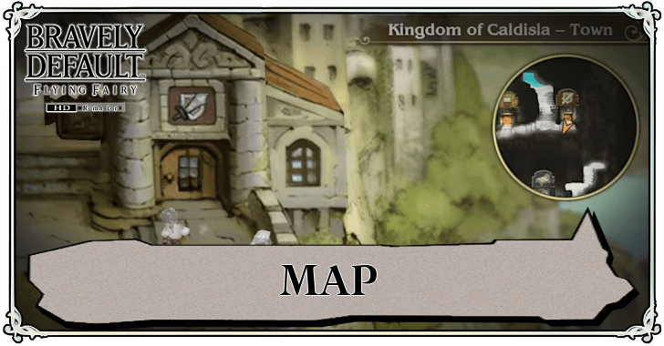 Bravely Default Flying Fairy HD Remaster - Map Guide and List of Dungeons