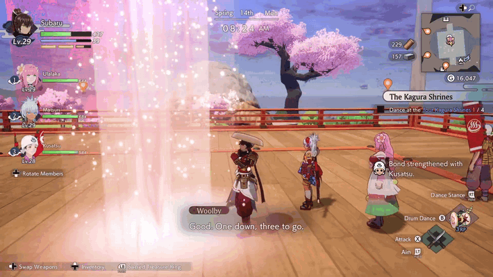 Defeat Kagura Shrine Enemies