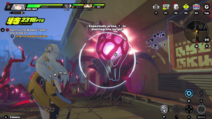 Destroy the Miasma Tumor