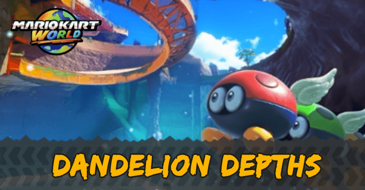 Mario Kart World - Dandelion Depths Course and Shortcuts