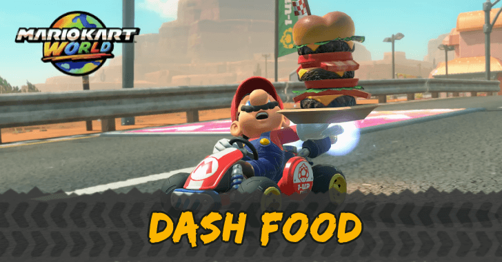 Mario Kart World - Dash Food Top Banner