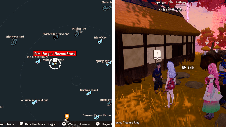 Profesor Fungus Location