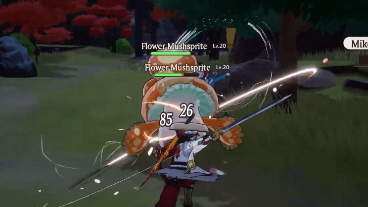 Defeat Flower Mushsprites