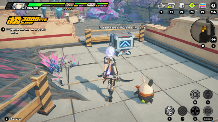 Lemnian Hollow Central Production Area Building West Side Missing Mini Cargo Truck 3