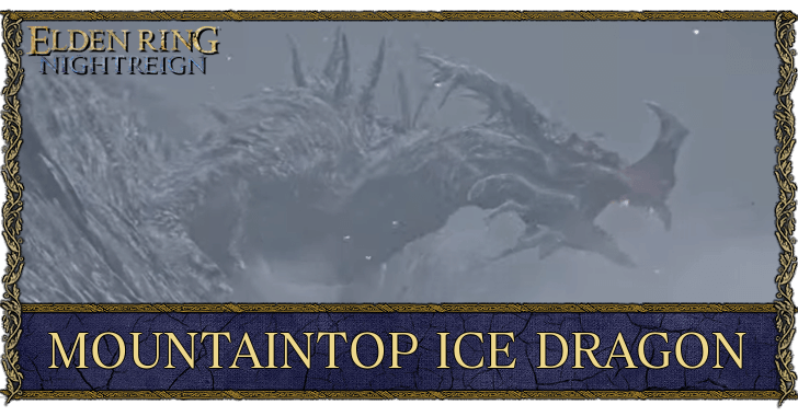 Elden Ring Nightreign Mountaintop Ice Dragon