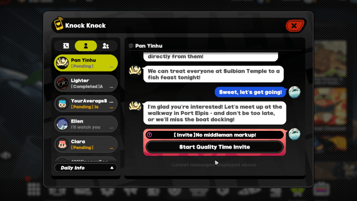 Send Pan Yinhu an Invite