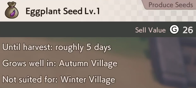 Seed Information