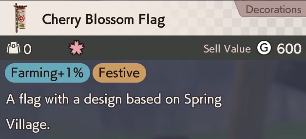 Cherry Blossom Flag Info