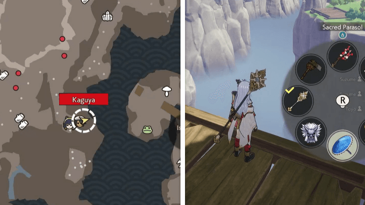 Use the Sacred Parasol to Reach Isolated Islet